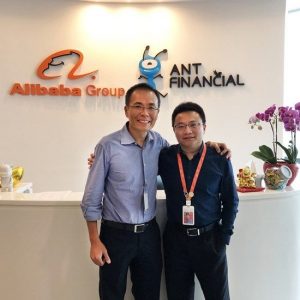 WebNIC CEO, TK Tan and GM of Online Business at Alibaba Cloud International, Bridge Song posed for a photo to comemmorate the partnership.