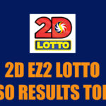 2D Lotto Results Today