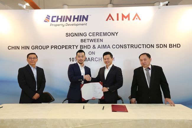 Chin Hin Group Property to acquire 45% stake in Aima Construction for RM31.5 million