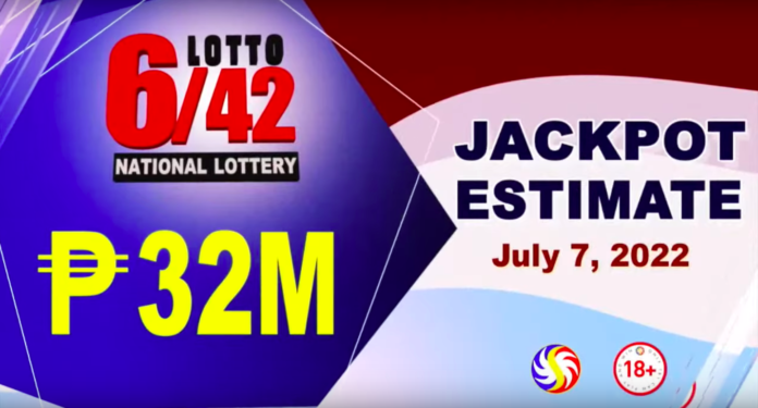 6/42 Lotto Result Today July 7, 2022