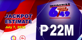 6/49 Super Lotto Result Today July 7, 2022