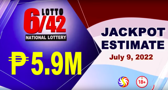 6/42 Lotto Result July 9, 2022