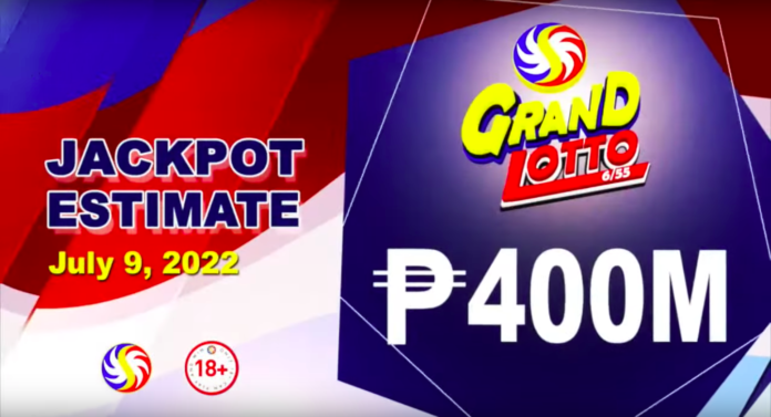 6/55 Grand Lotto Result July 9, 2022
