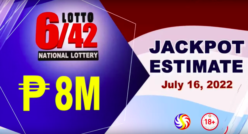 6/42 Lotto Result Today July 16, 2022