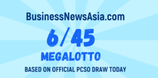6/45 Megalotto Result Today August 3, 2022