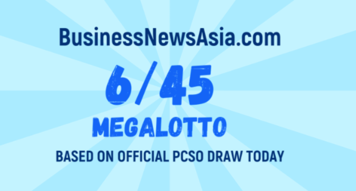 6/45 Megalotto Result Today August 3, 2022