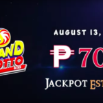 6/55 Grand Lotto Result Today August 13, 2022
