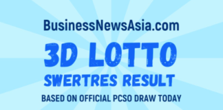 Swertres 3D Lotto Result Today